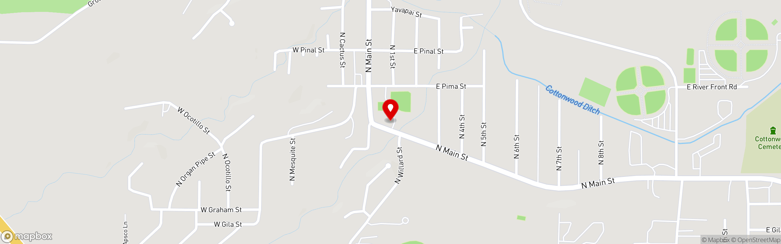 Street map pinning Belfry Brewery in Belfry Brewery - Cottonwood