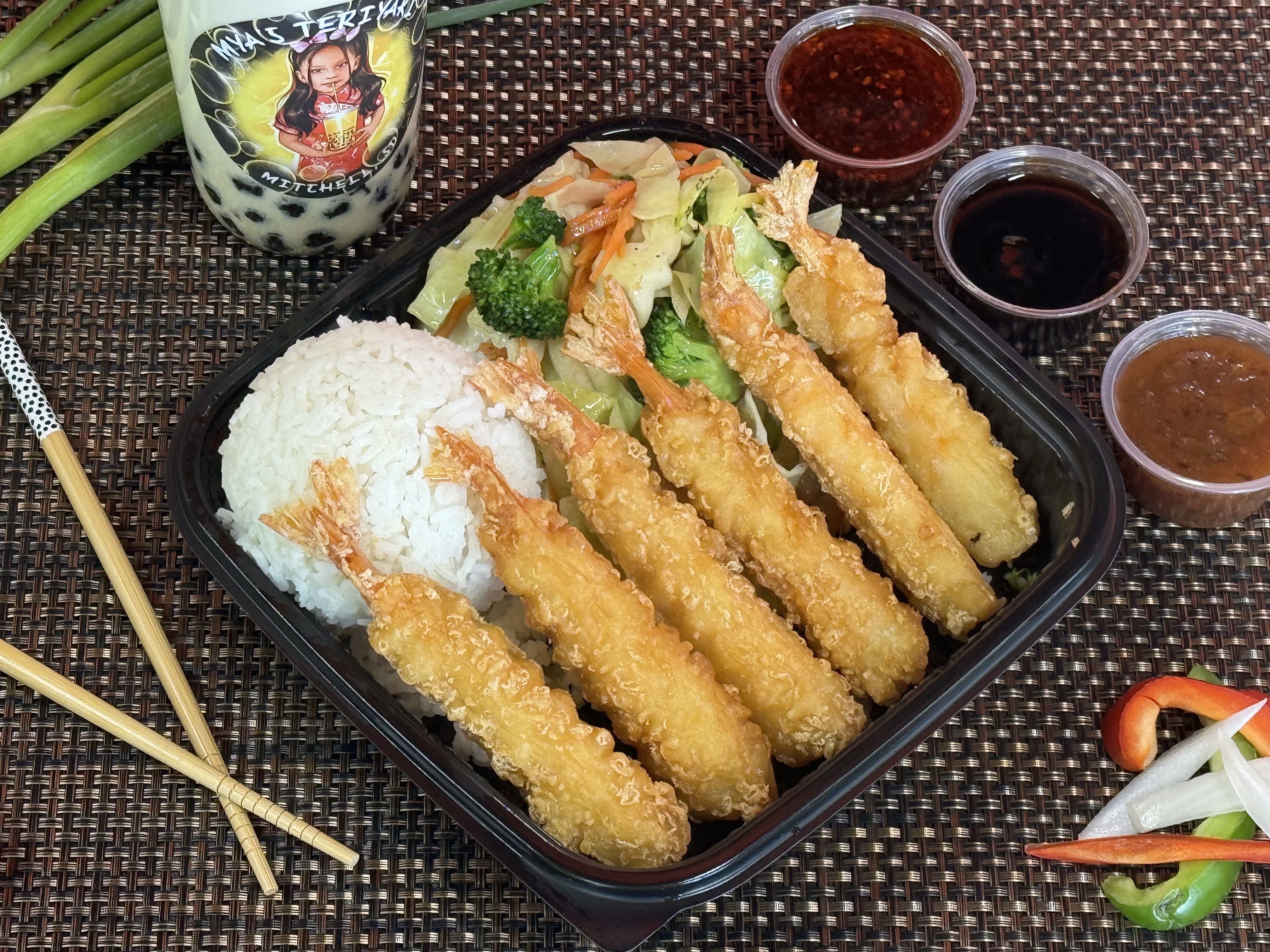 Orange Chicken Plate - Mya's Teriyaki - Asian Fusion Restaurant in