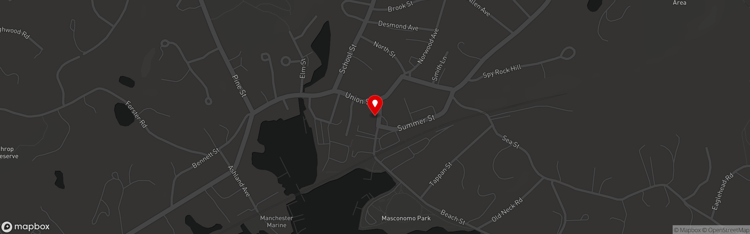 Street map pinning Cala's in Cala's