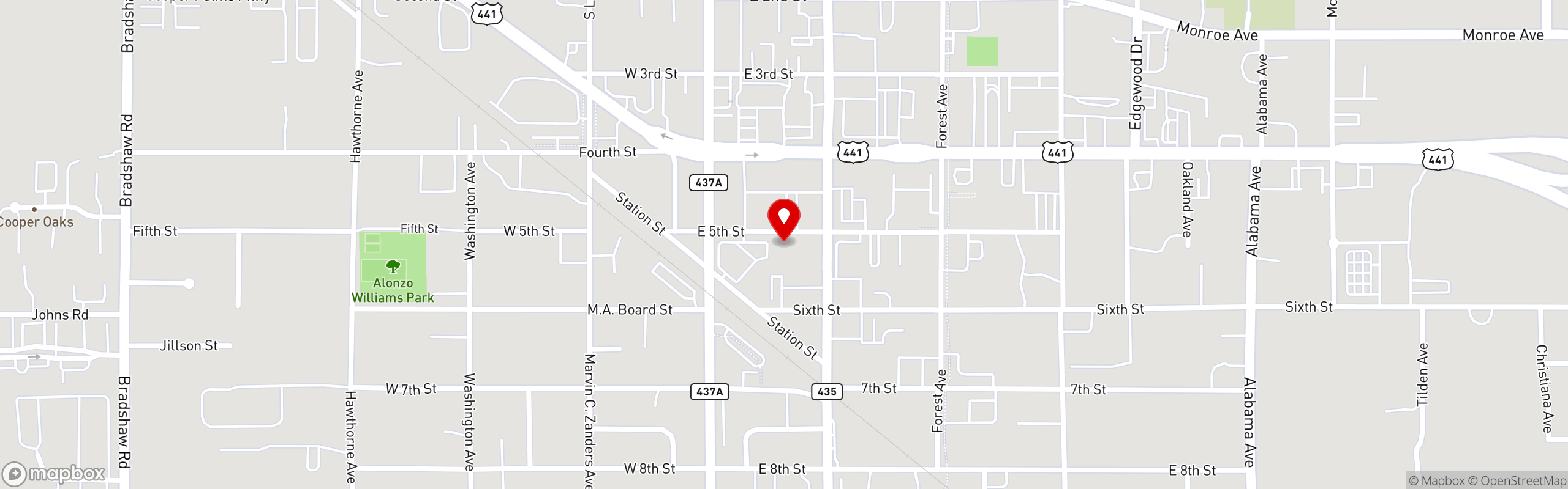 Street map pinning Propagate Social House in Propagate Social House