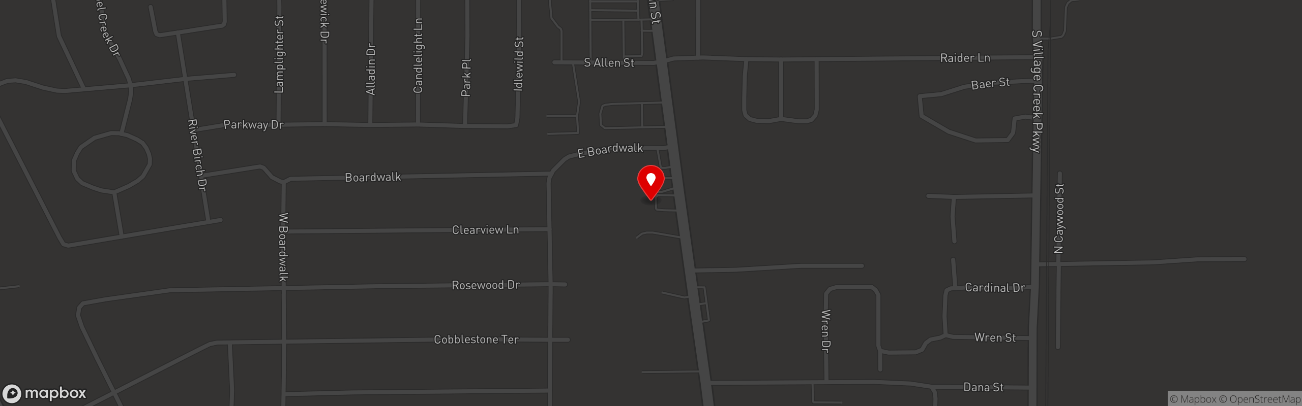 Street map pinning Tia Juanita's Fish Camp in Tia Juanita's Fish Camp - Lumberton