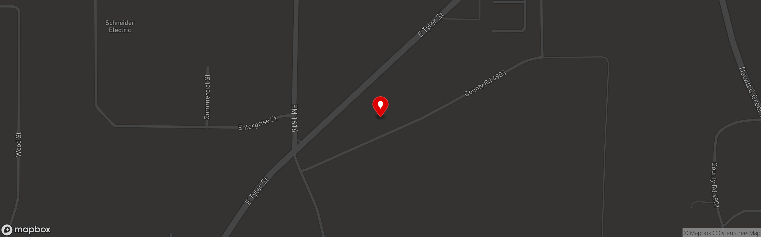 Street map pinning Tia Juanita's Fish Camp in Tia Juanita's Fish Camp - Athens