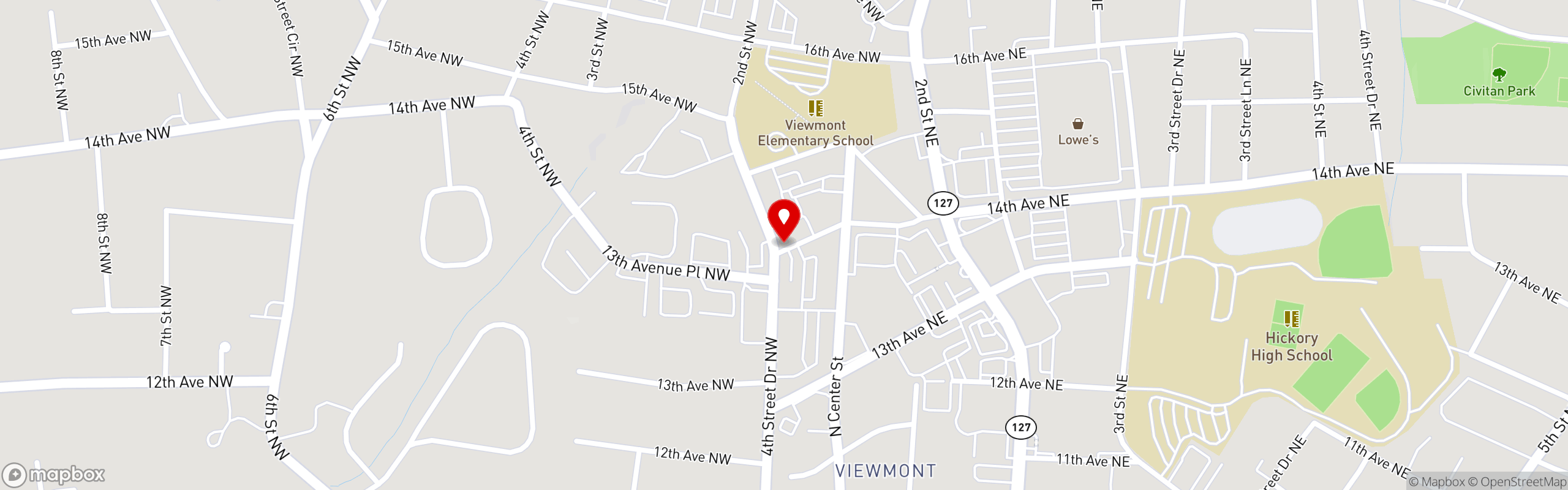 directions Fourk Restaurant in Hickory, NC