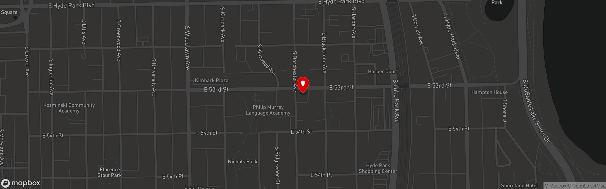 Street map pinning Mesler Kitchen | Bar | Lounge in Mesler Kitchen | Bar | Lounge - Chicago
