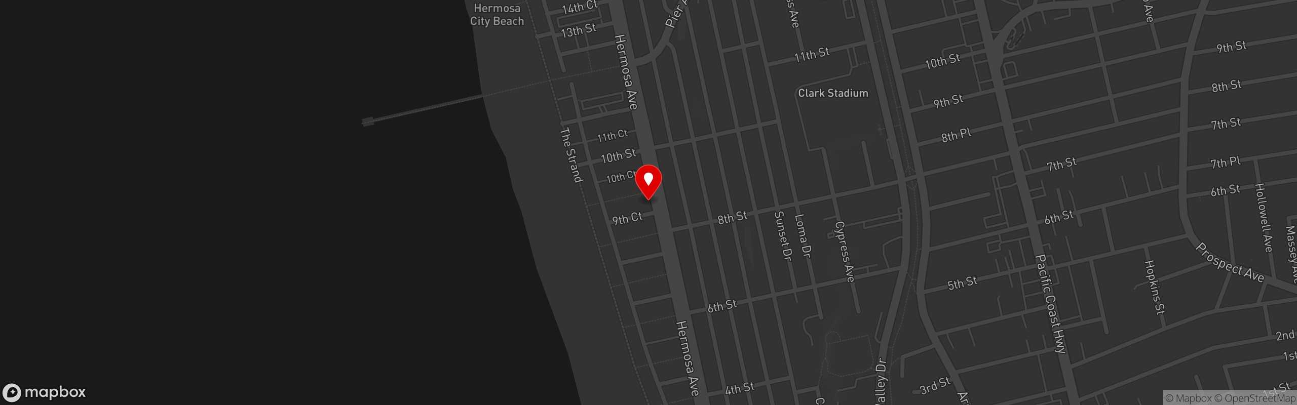 Street map pinning Barnacles Bar and Grill in Barnacles Bar and Grill