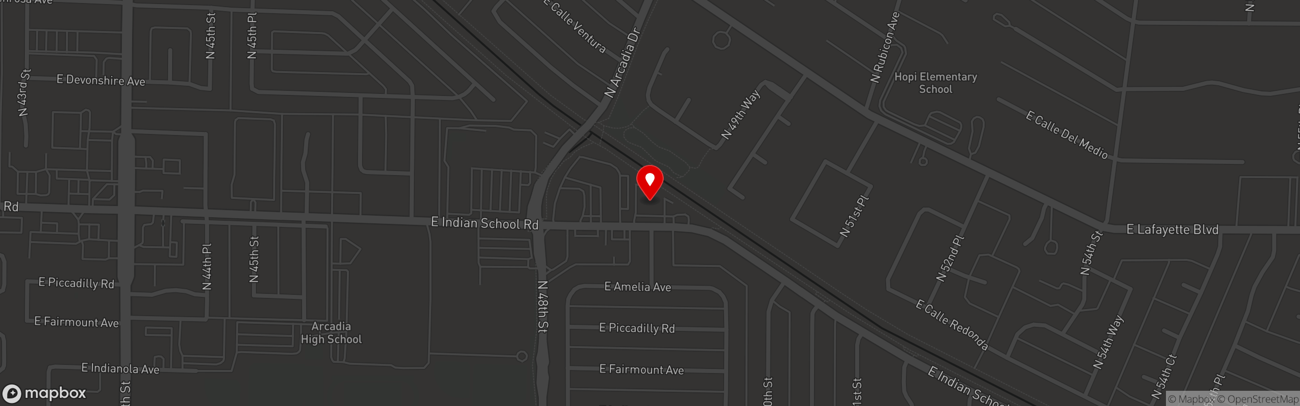 Street map pinning OHSO Brewery + Distillery in OHSO Brewery - Arcadia