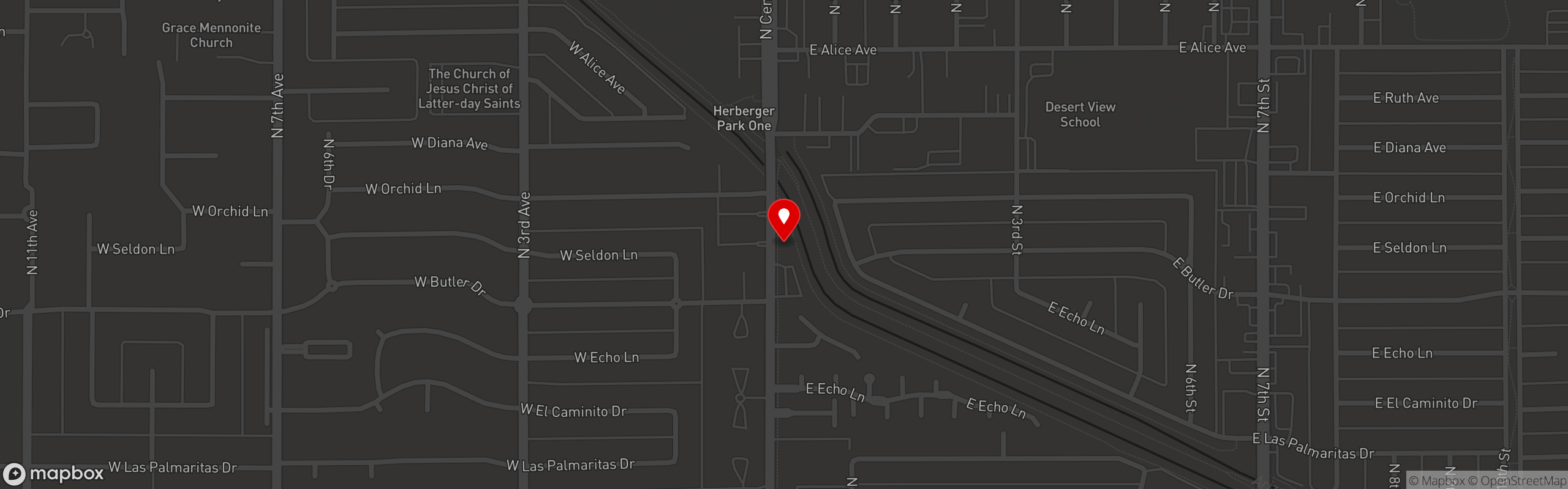 Street map pinning OHSO Brewery + Distillery in OHSO & Little O's - Sunnyslope