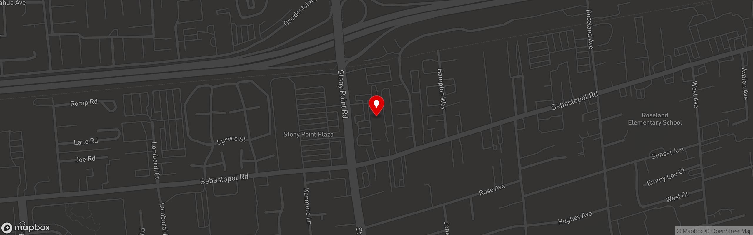 Street map pinning Pure Superfood in Pure Superfood