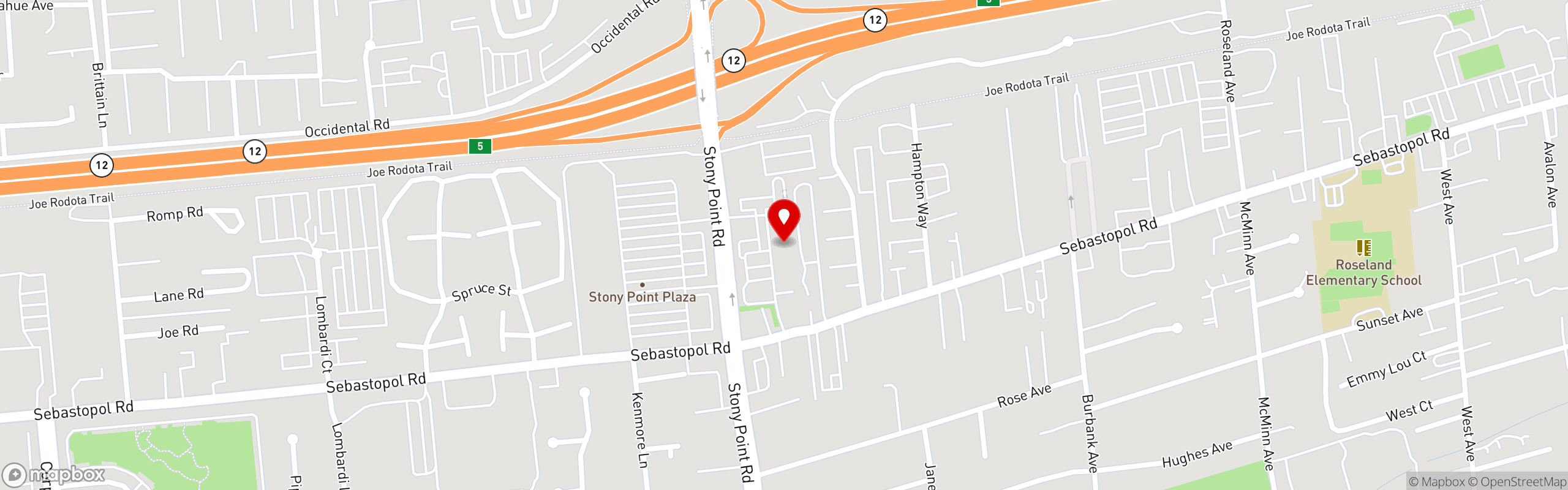 Street map pinning Pure Superfood in Pure Superfood