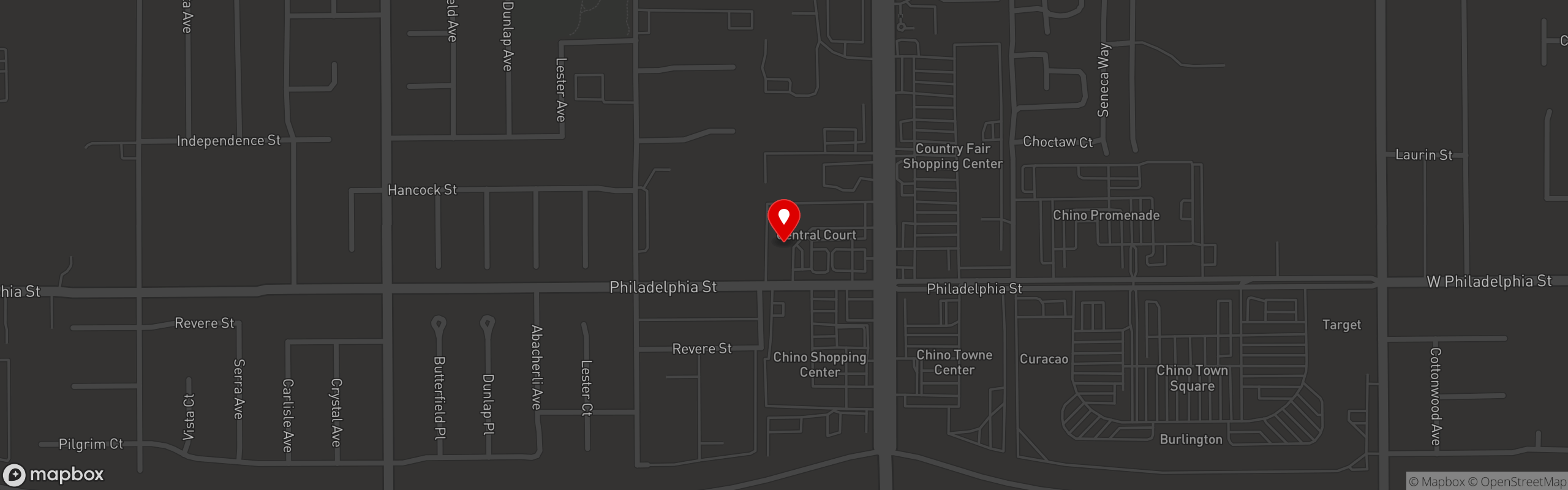 Street map pinning Senor Baja in Senor Baja (Philadelphia & Central) Coming Soon