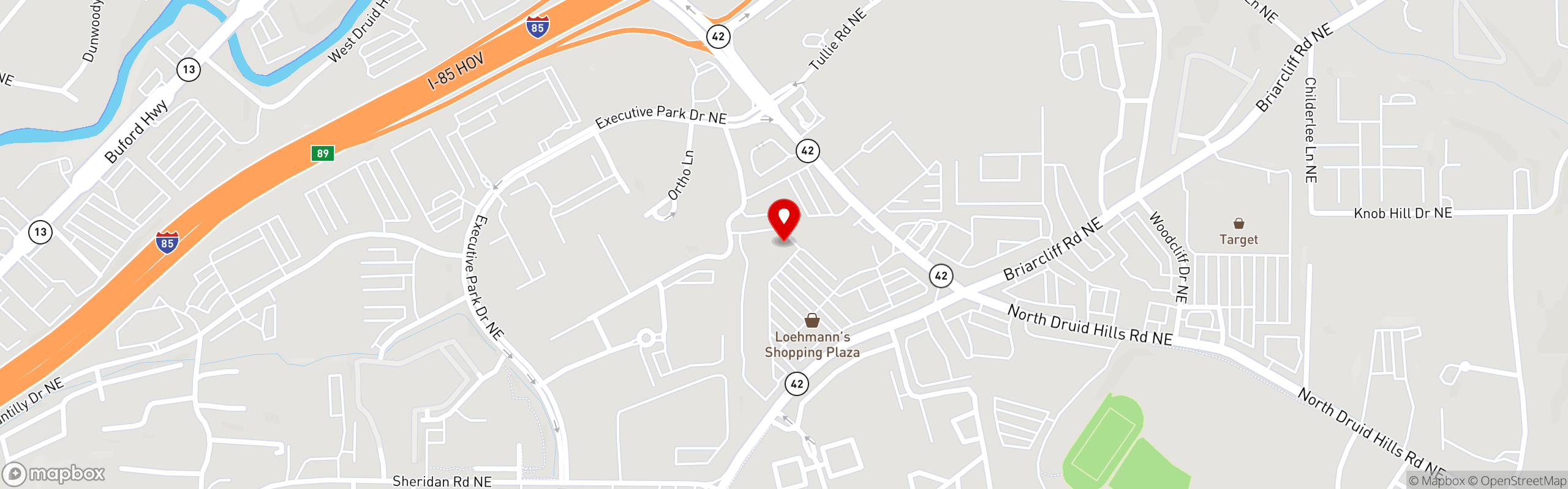 Street map pinning EATaliano Kitchen Bar in EATaliano Kitchen -Brookhaven