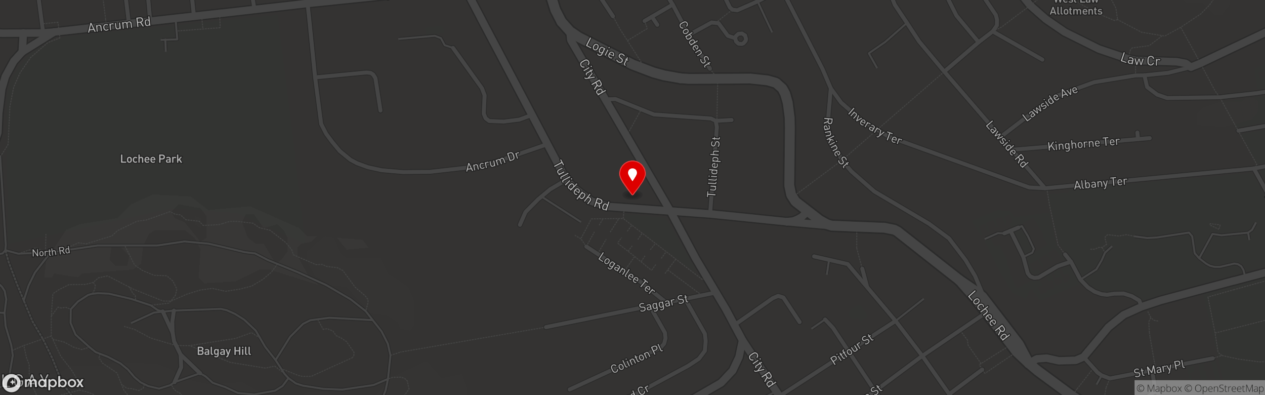 Street map showing the location of Chen's Chinese Takeaway in Chen's Chinese Takeaway