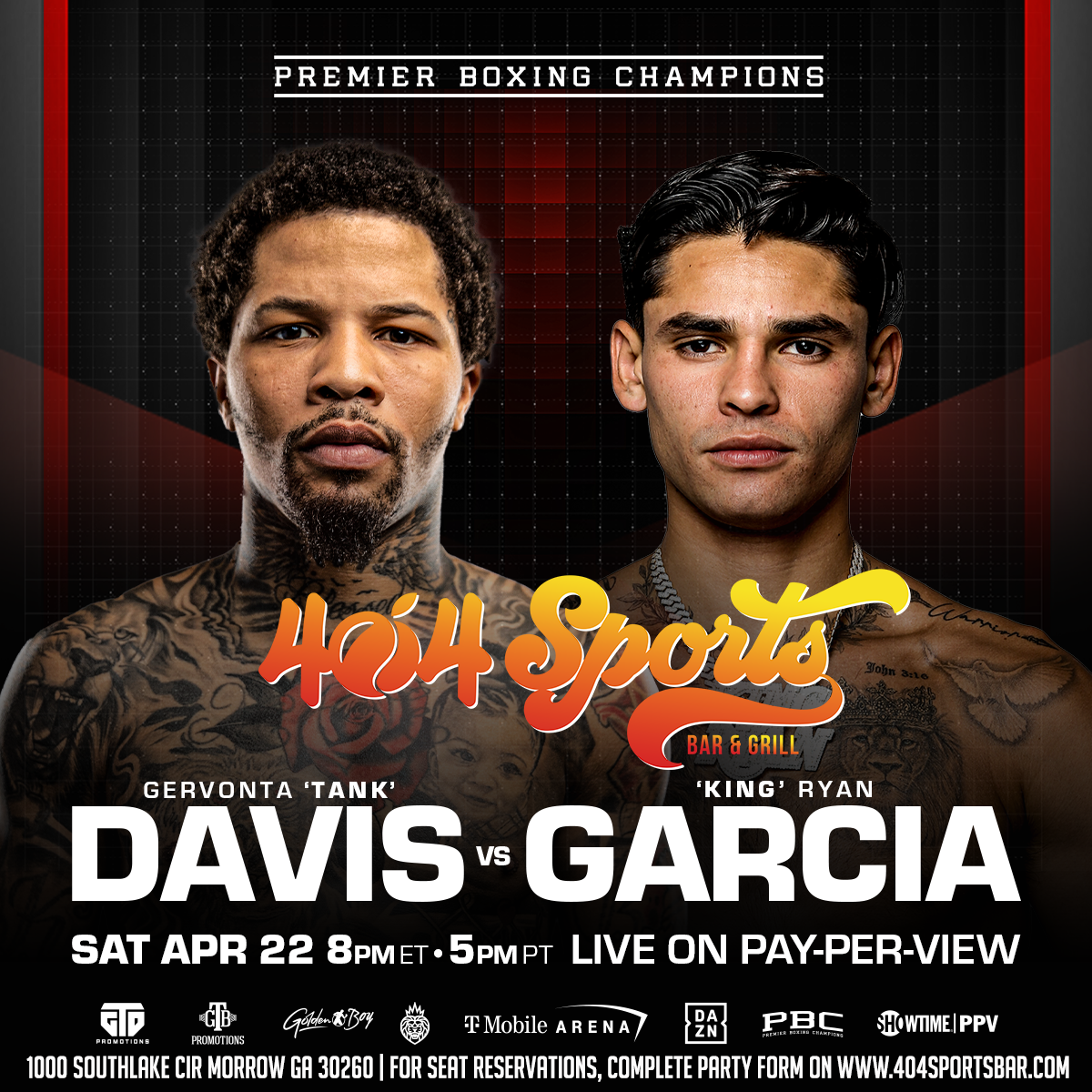 T-shirt Design Png Ryan Garcia Vs Tank Davis Fight Design