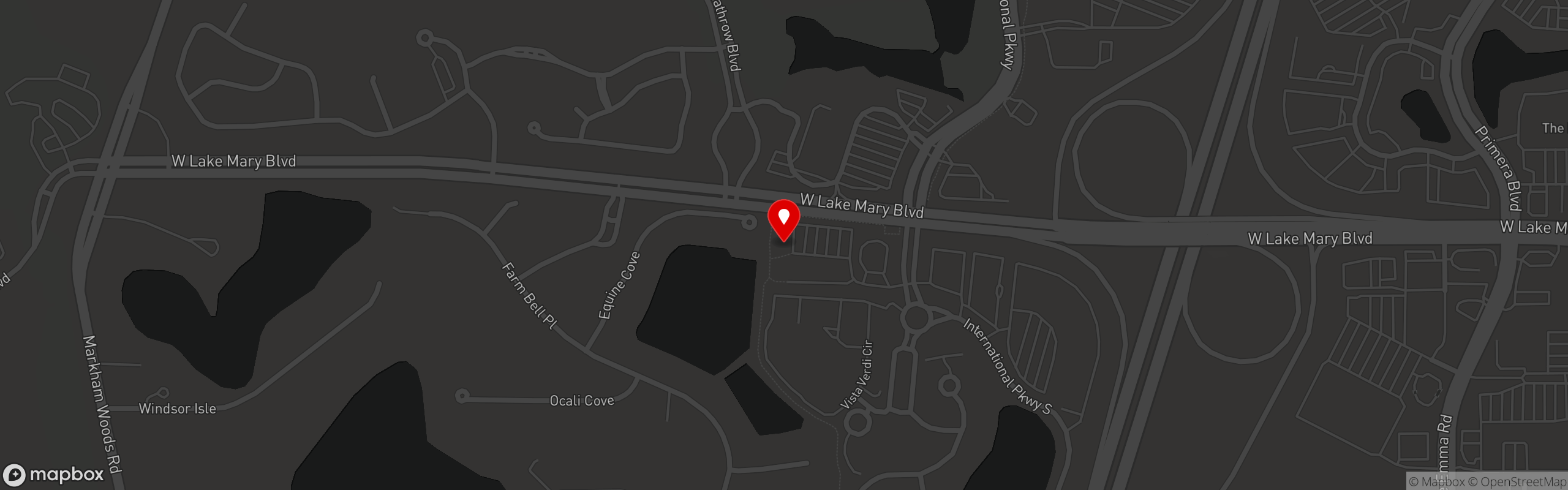 Street map pinning Peach Valley Cafe in Peach Valley Cafe Heathrow