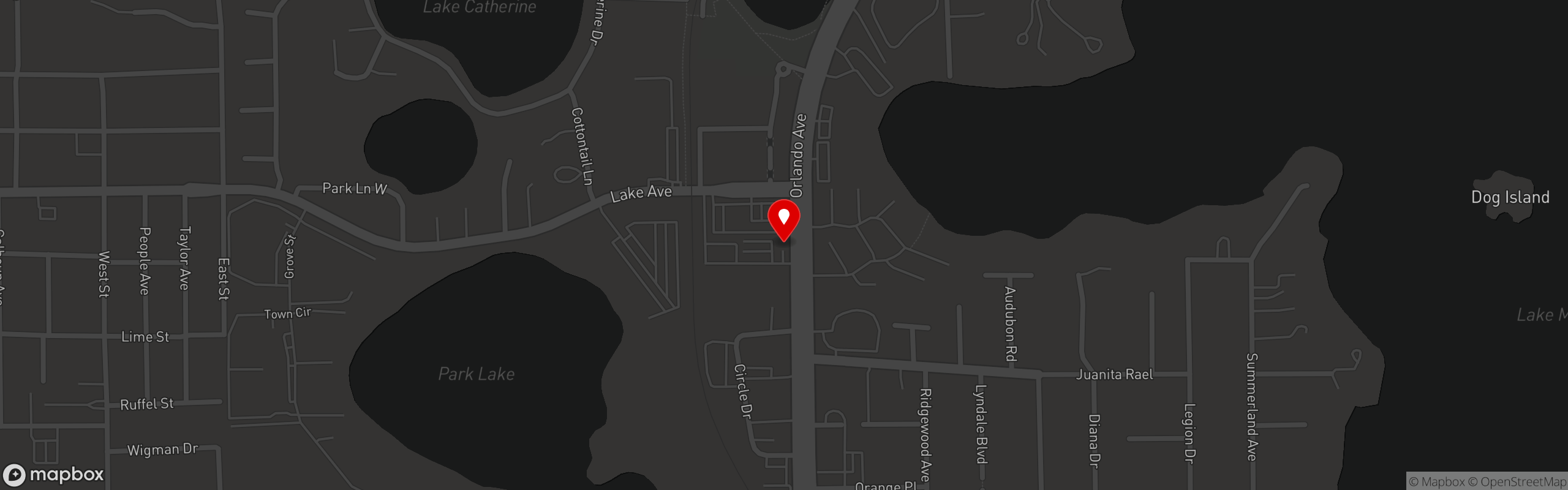 Street map pinning Peach Valley Cafe in Peach Valley Cafe Maitland