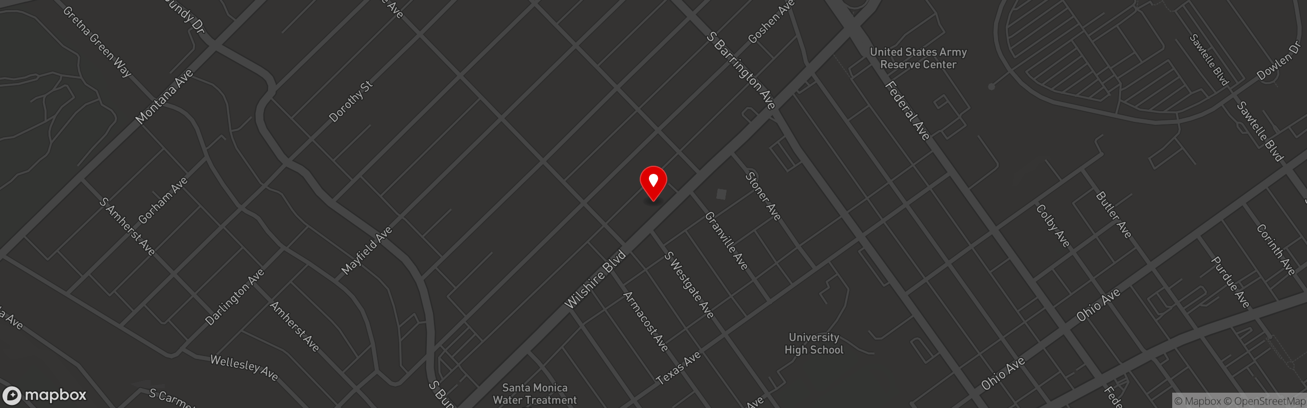 Street map pinning Auld Fella in Brentwood