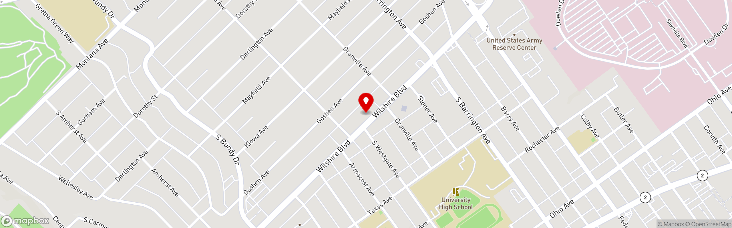 Street map pinning Auld Fella in Brentwood