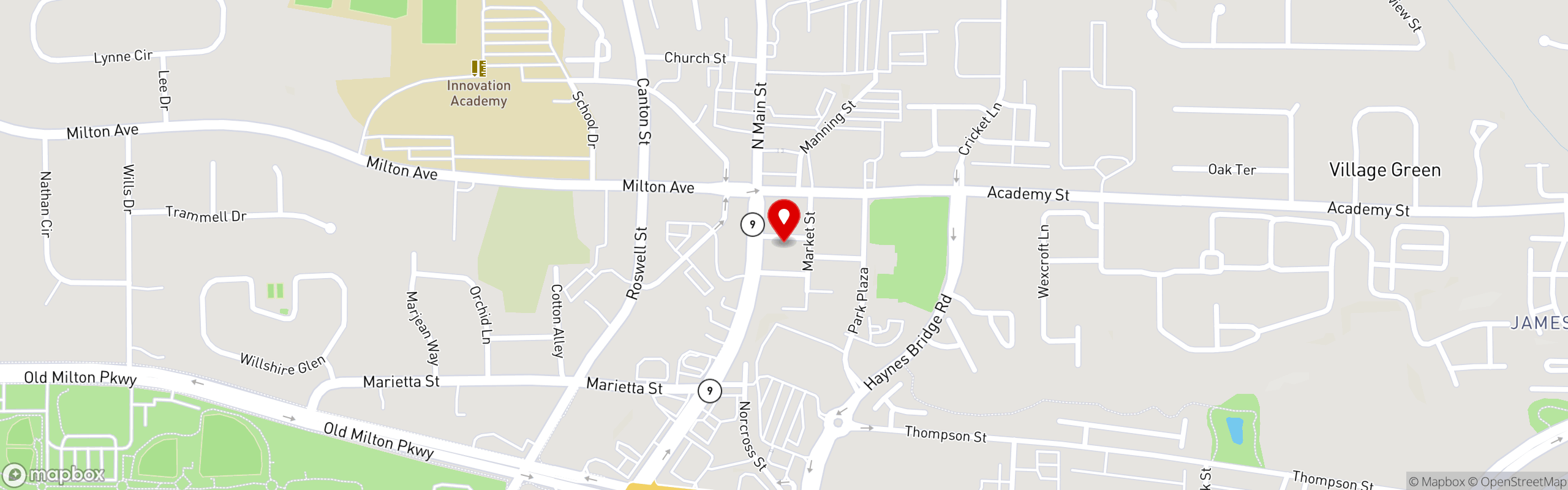 Street map pinning Giulia - The Italian Bakery in Giulia - Alpharetta