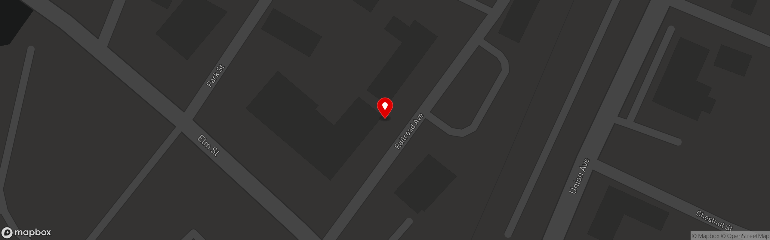 Street map pinning Junction Restaurant & Provisions in Junction Restaurant