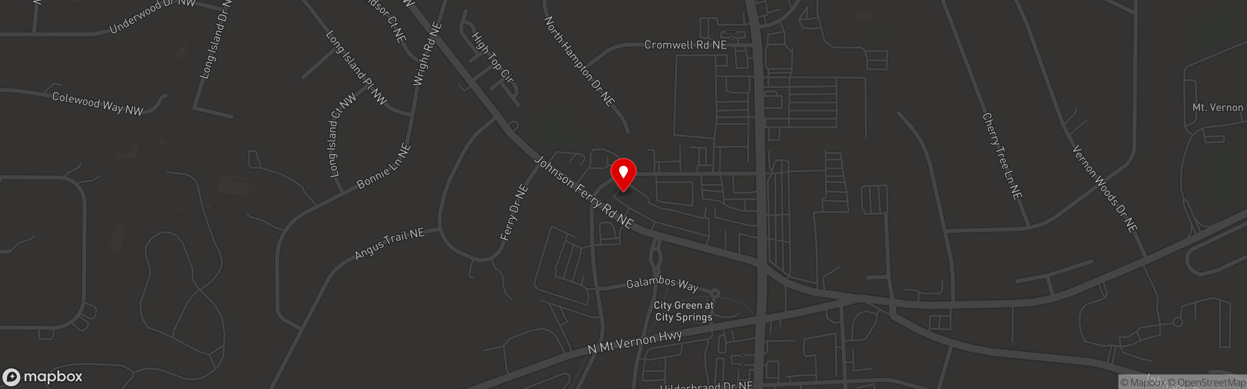 Street map pinning McDaniel's QN2 BBQ in McDaniel's QN2 BBQ