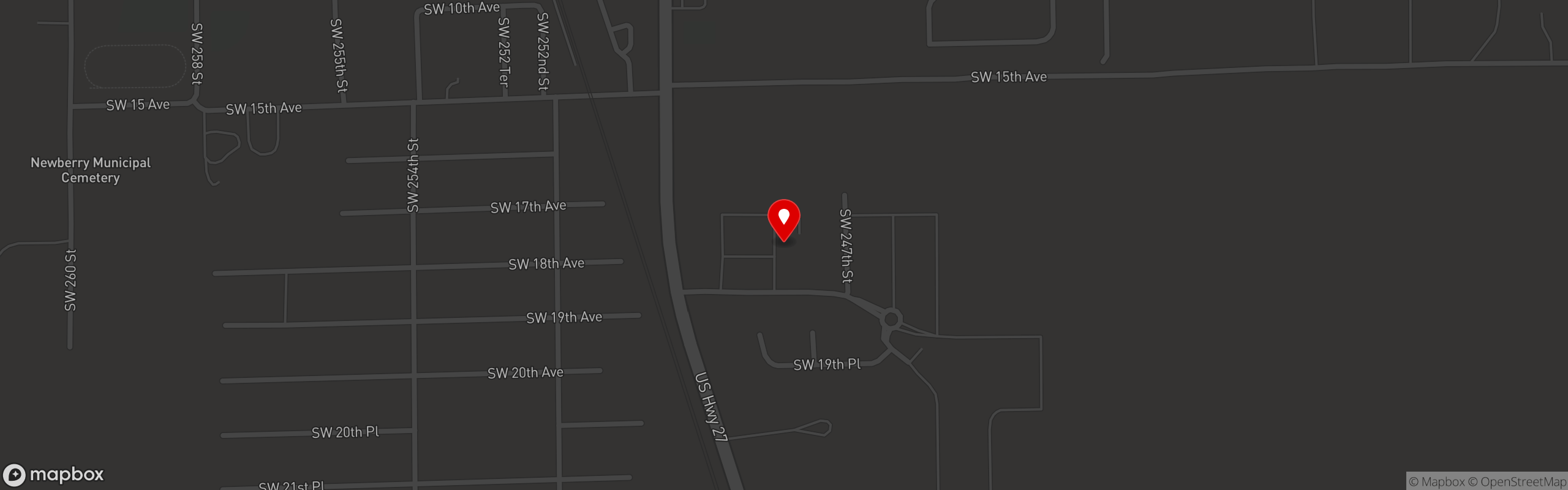 Street map pinning Stone House Neighborhood Grill in Stone House Neighborhood Grill