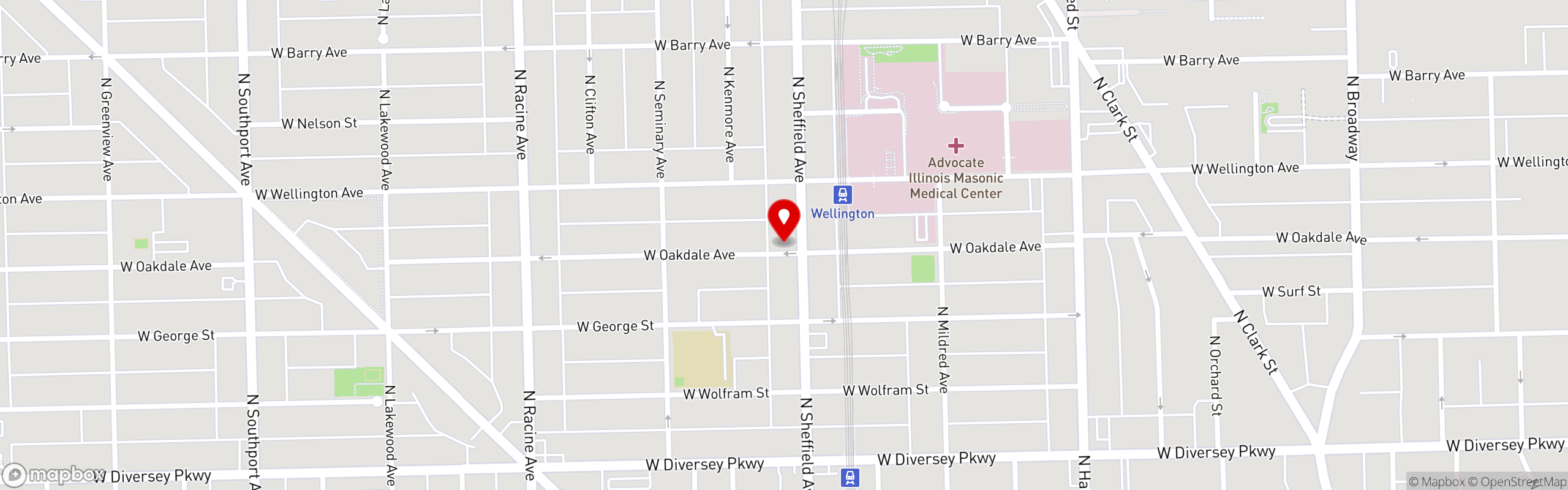 Street map pinning Kirkwood Bar in Kirkwood