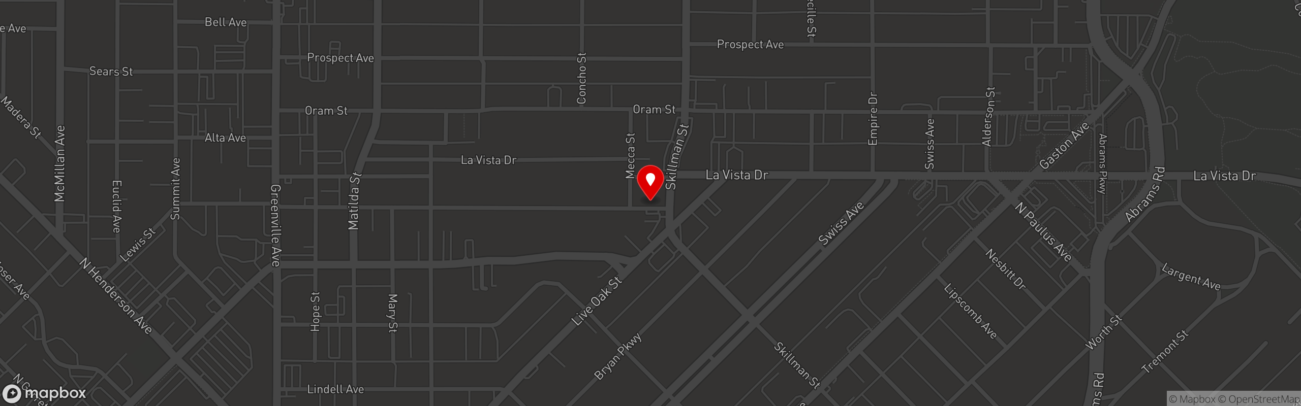 Street map pinning Mot Hai Ba in Mot Hai Ba