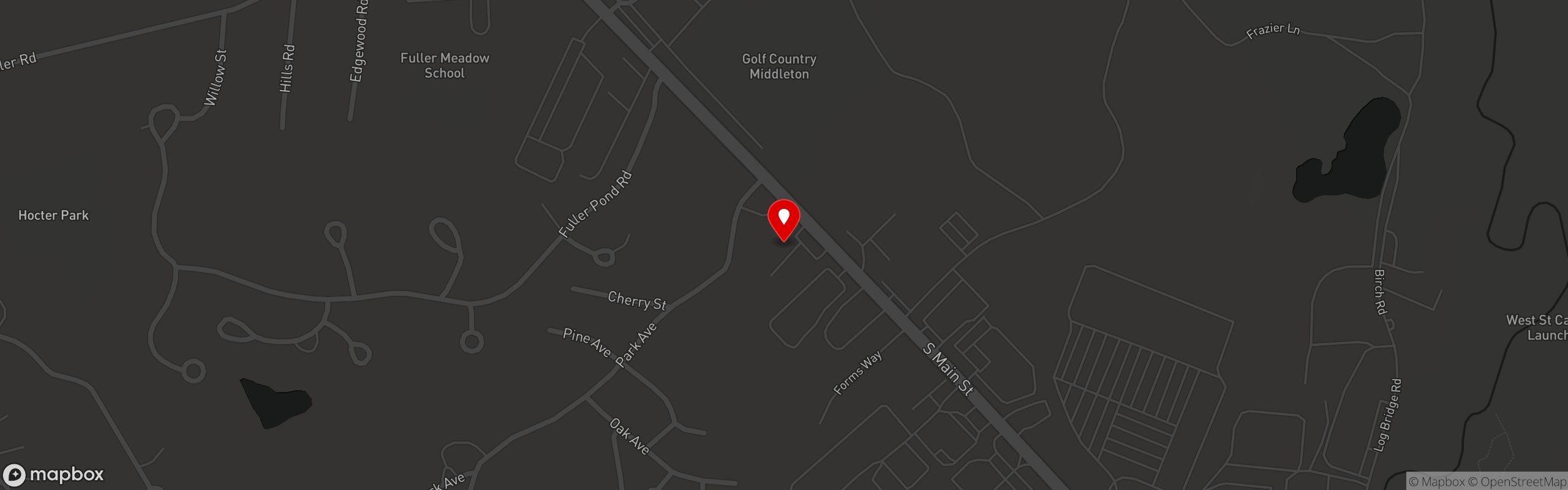 Street map pinning Serenitee Restaurants in Serenitee Restaurants