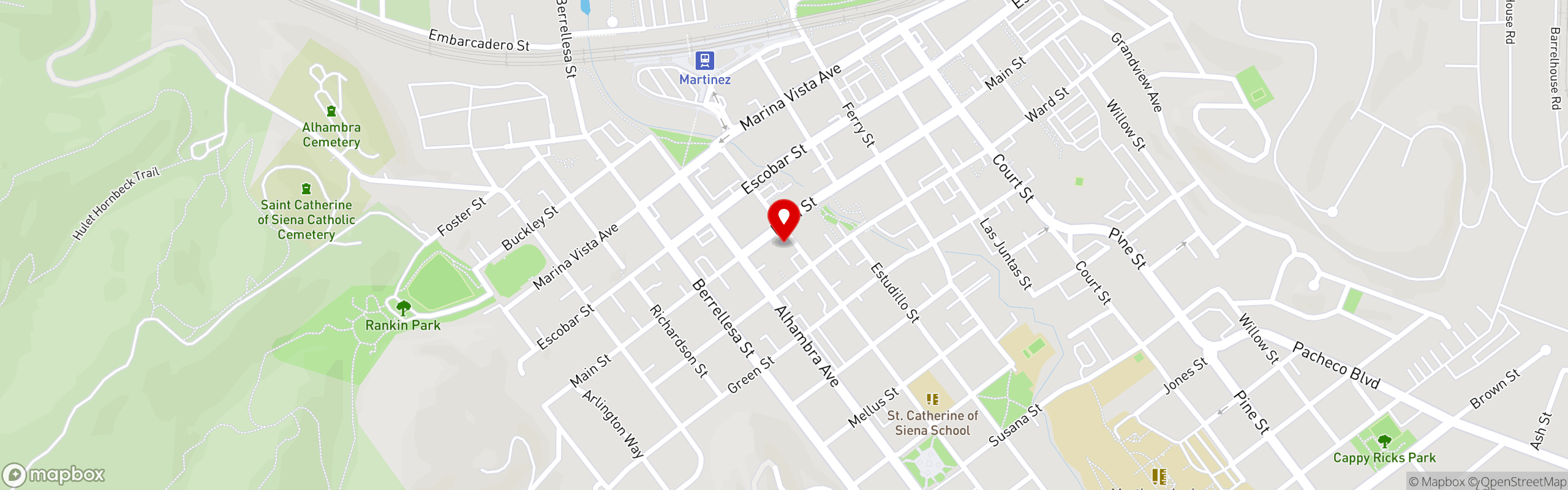 Street map pinning La Tapatia in La Tapatia Mexican Cuisine & Catering