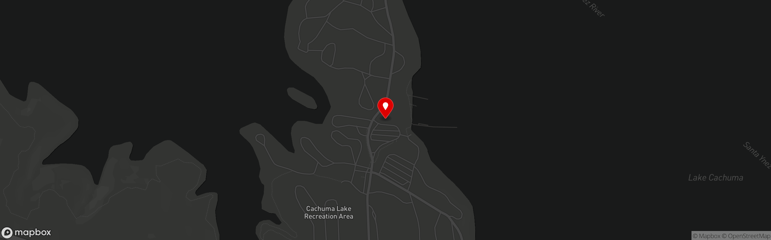 Street map pinning Hook'd Bar & Grill in Santa Barbara, CA