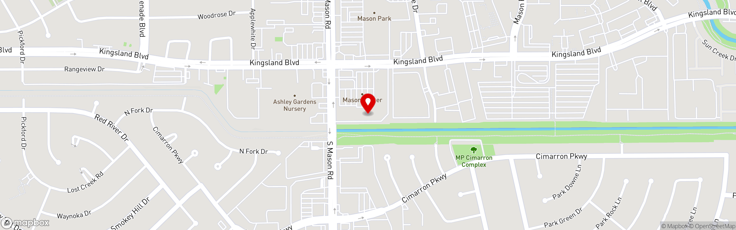 Street map pinning 4 Brothers NY Bagels in Katy