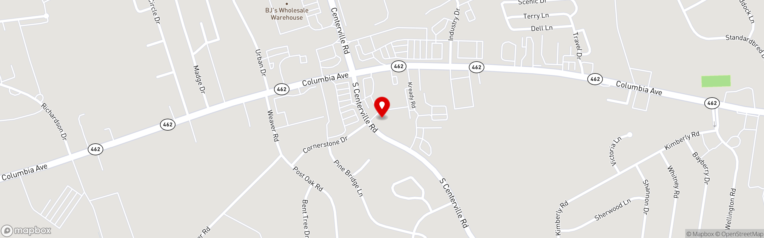 Street map pinning Arooga's in Arooga's | Lancaster, PA