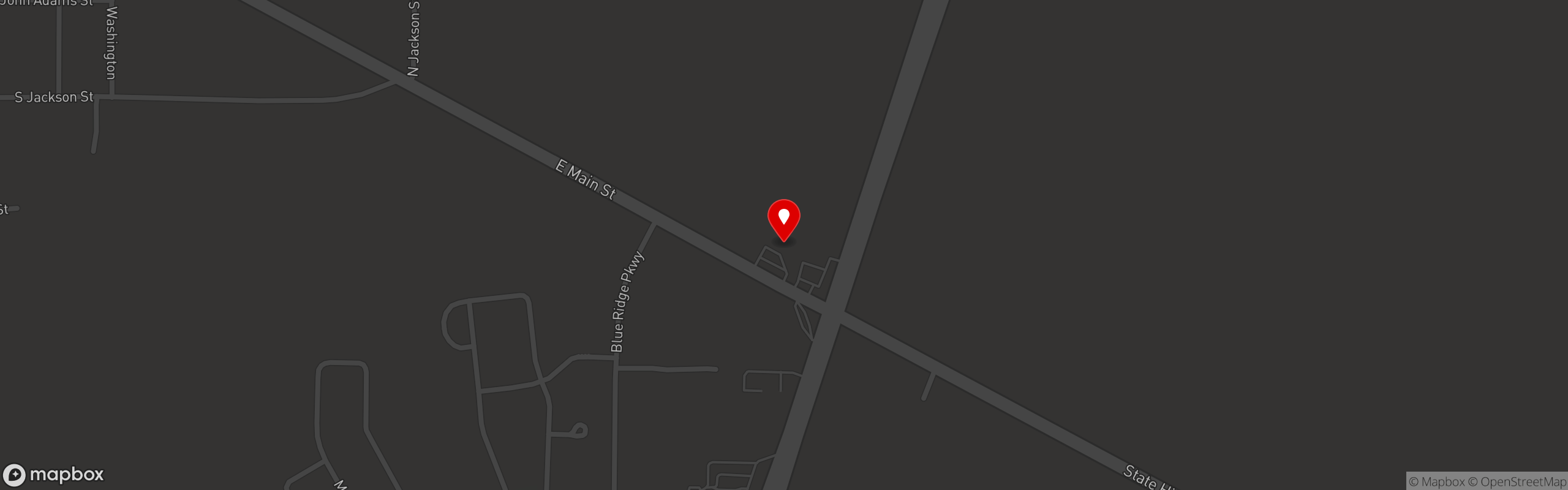 Street map pinning Jon Smith Subs in Freeport, FL