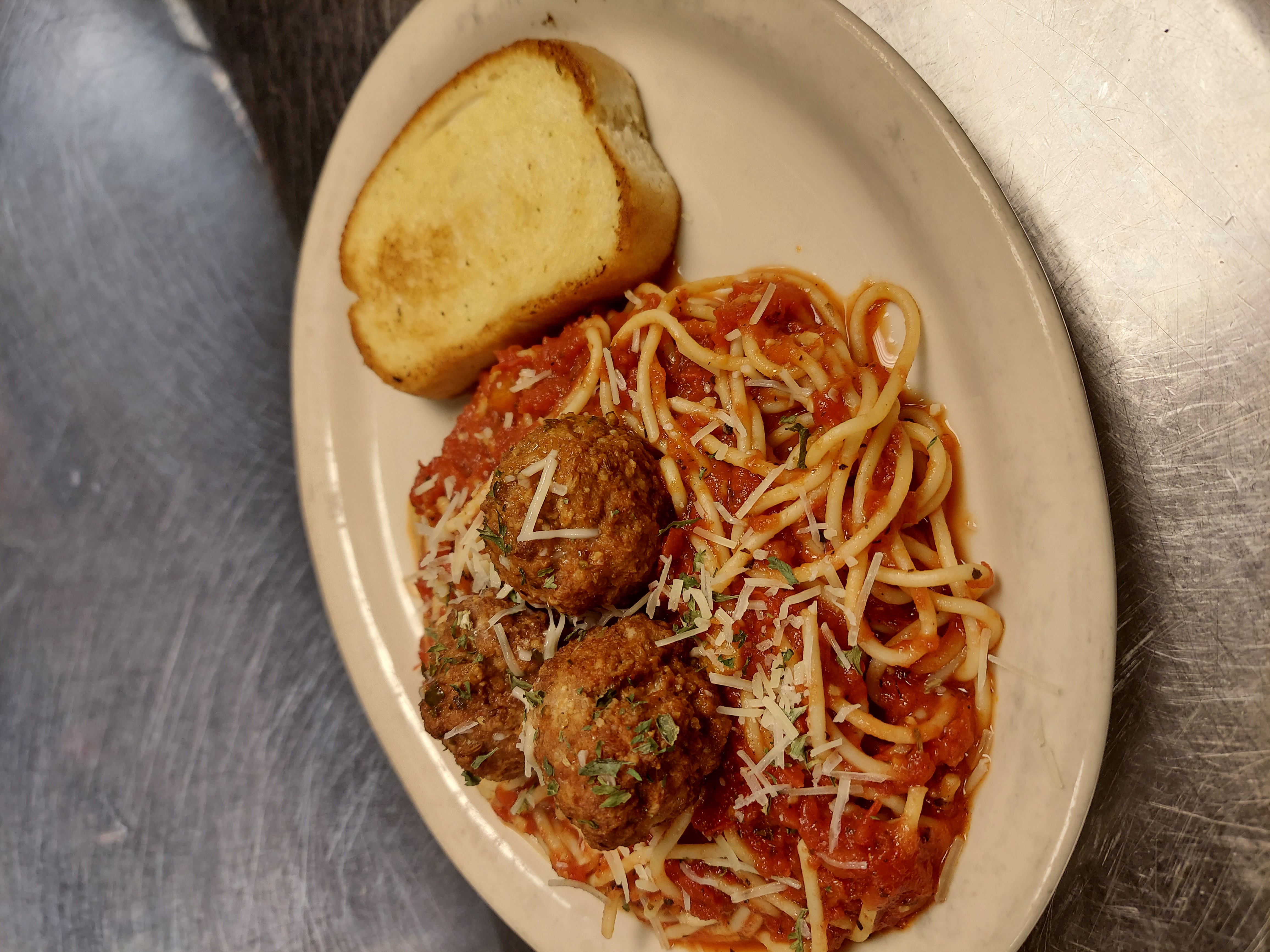 Spaghetti & Meatballs, Lunch & Dinner Menu