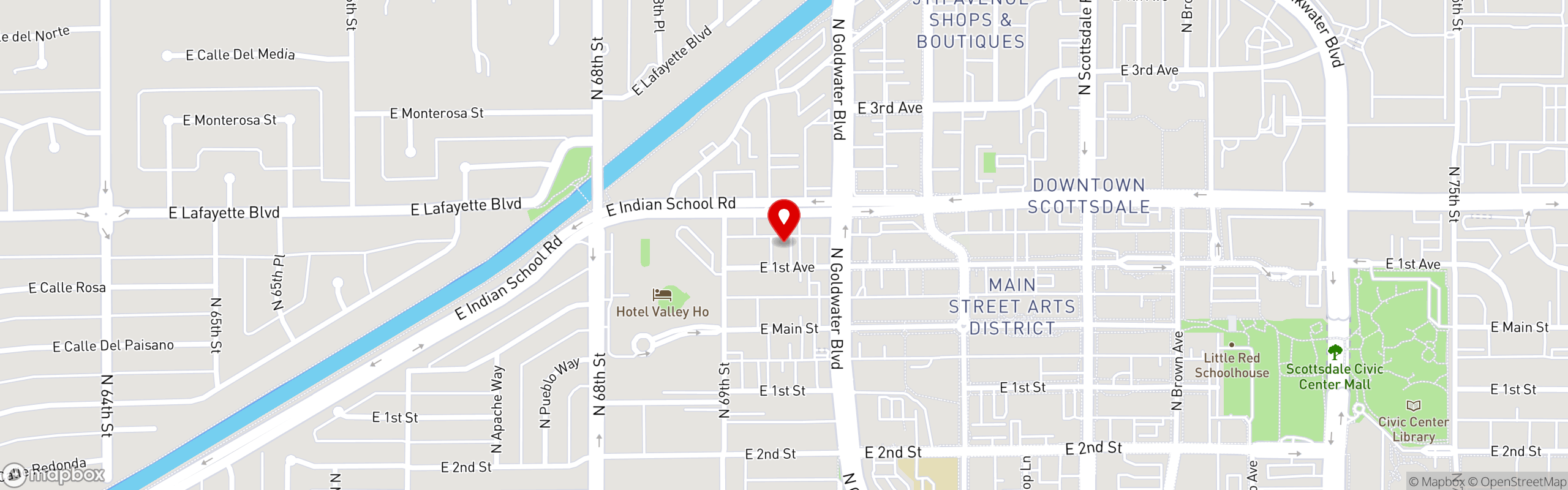 Street map pinning Reserve in Reserve
