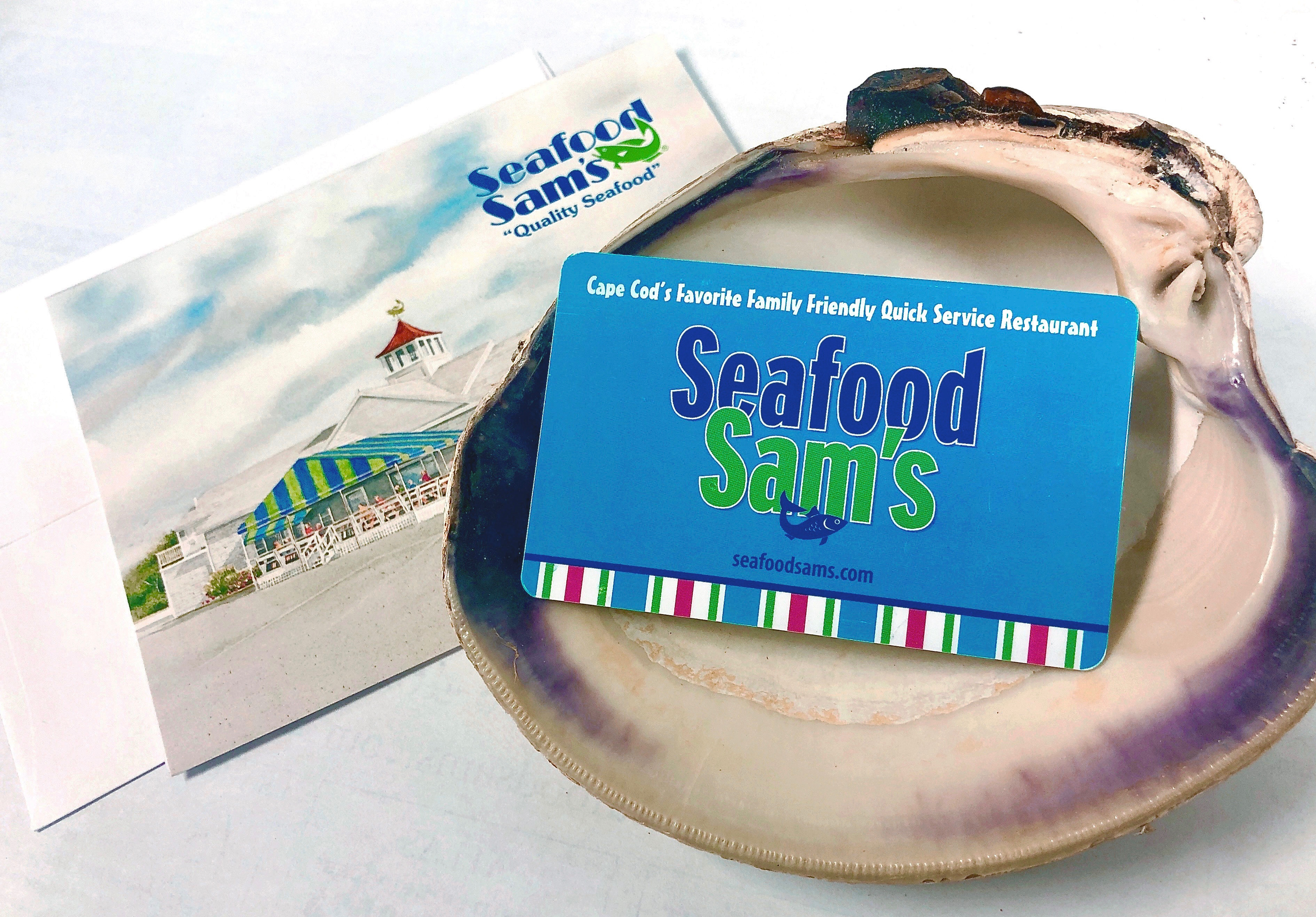 Gift Cards - Seafood Sam's, Cape Cod, Ma