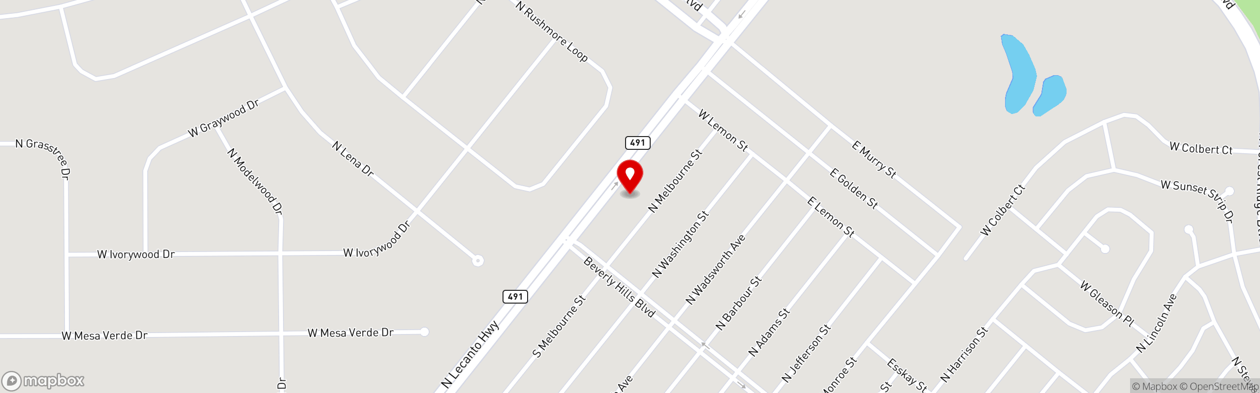 Street map pinning Beverly Hills 220 BBQ in Beverly Hills 220 BBQ