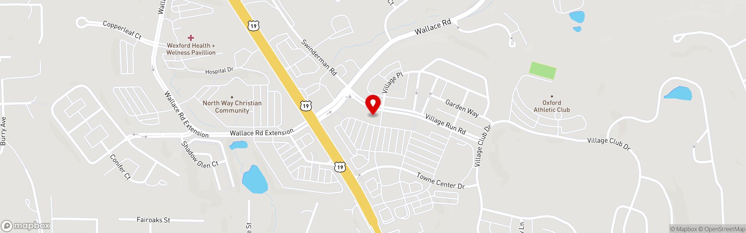 Street map pinning Ichiban Hibachi & Sushi Bar in Wexford