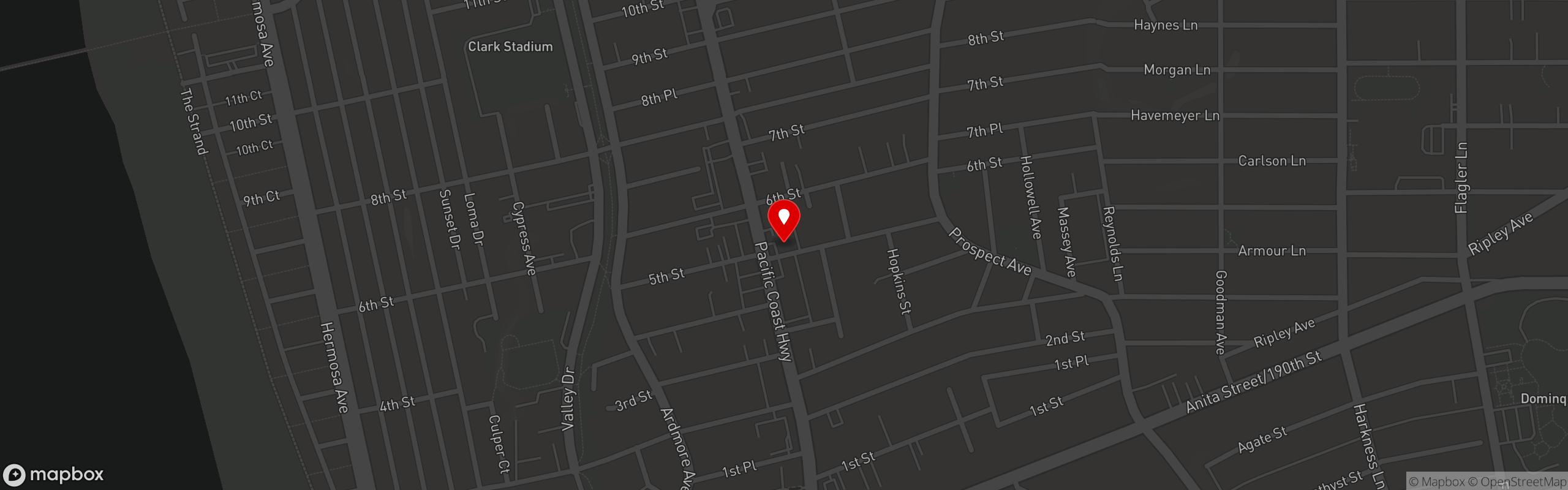 Street map pinning Baran's 2239 in Baran's 2239