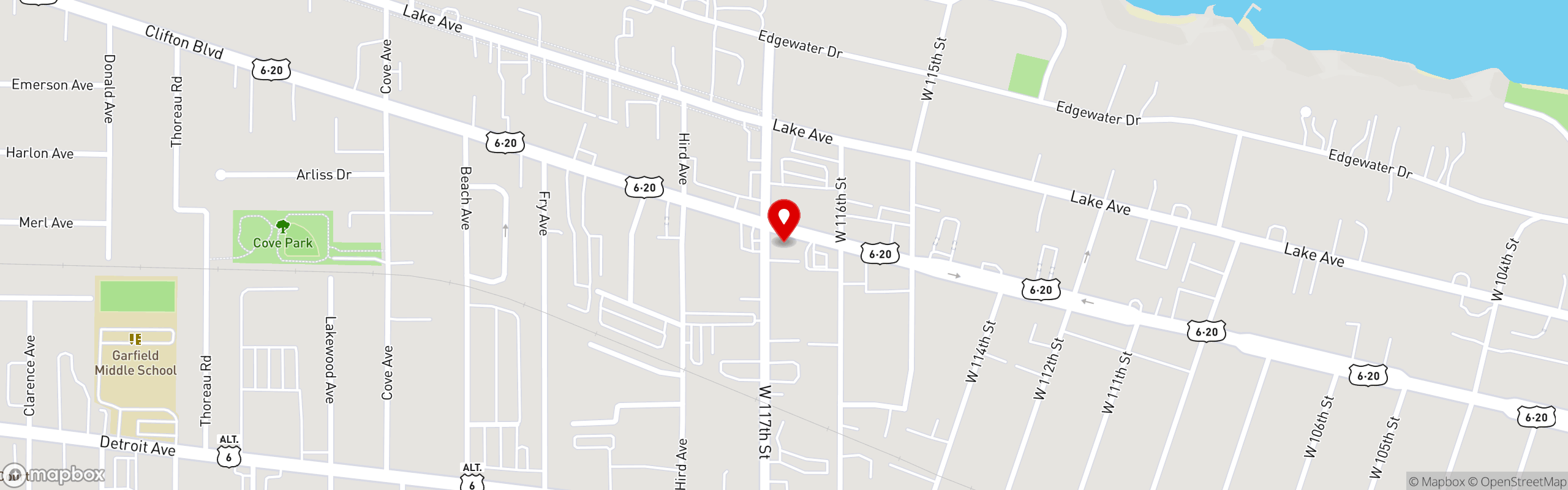 Street map pinning Twist Social Club in Twist Social Club