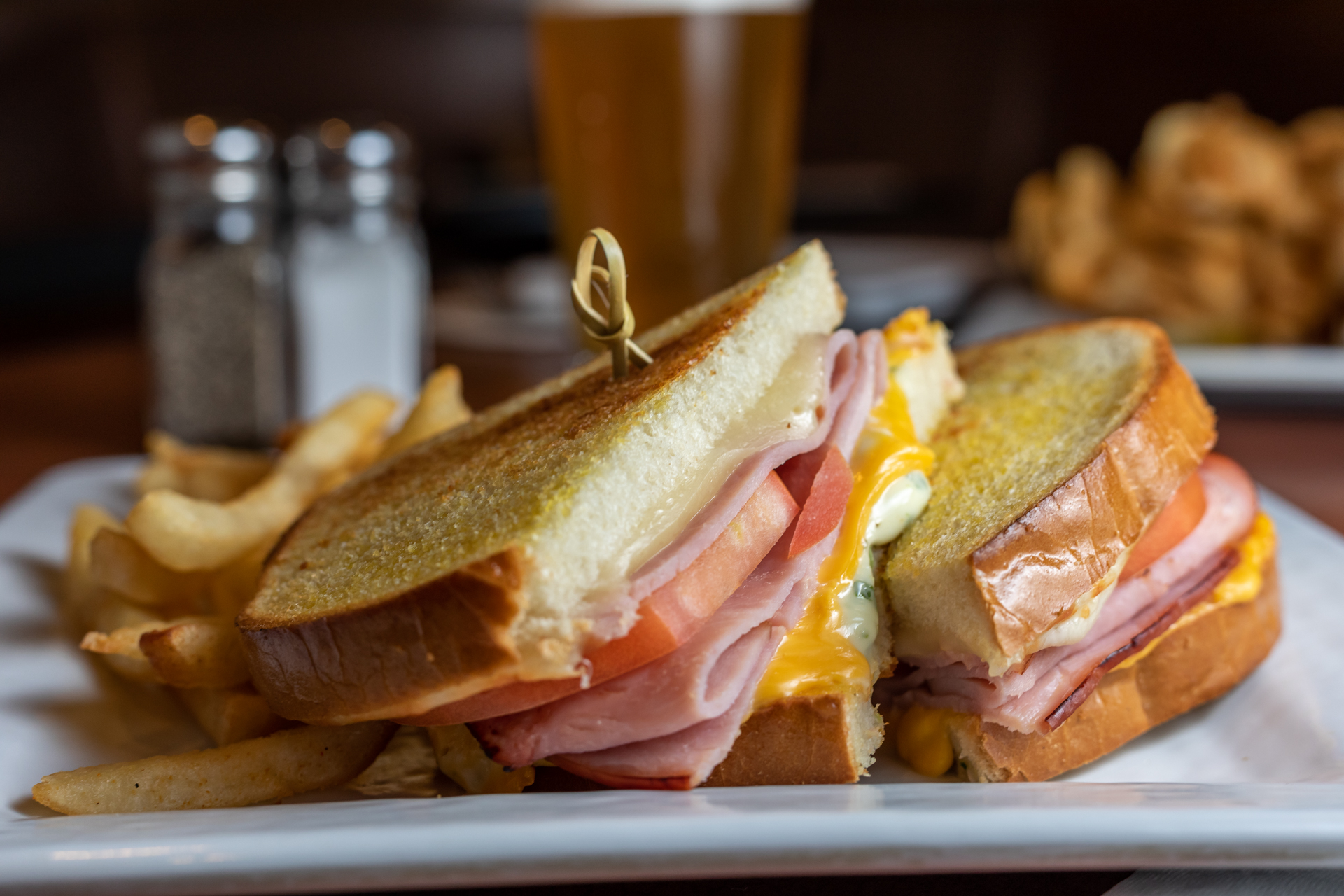 Loaded Grilled Ham Cheese Menu Antoinette S Casual Dining