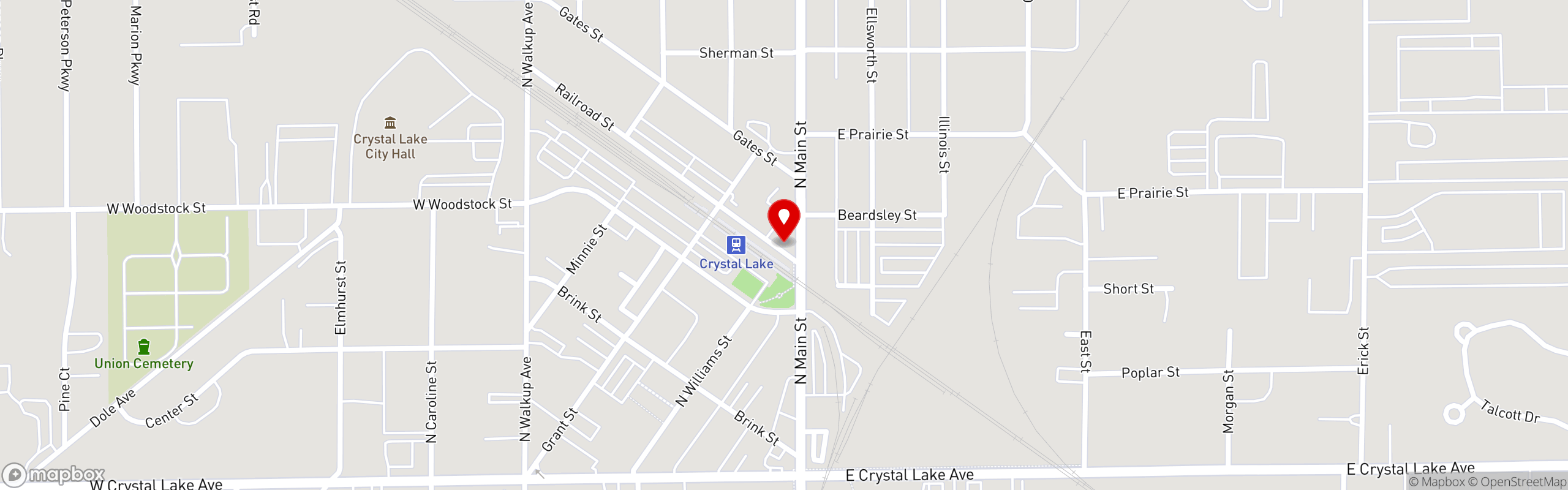 Street map pinning Duke's Alehouse and Kitchen in Duke's Alehouse and Kitchen