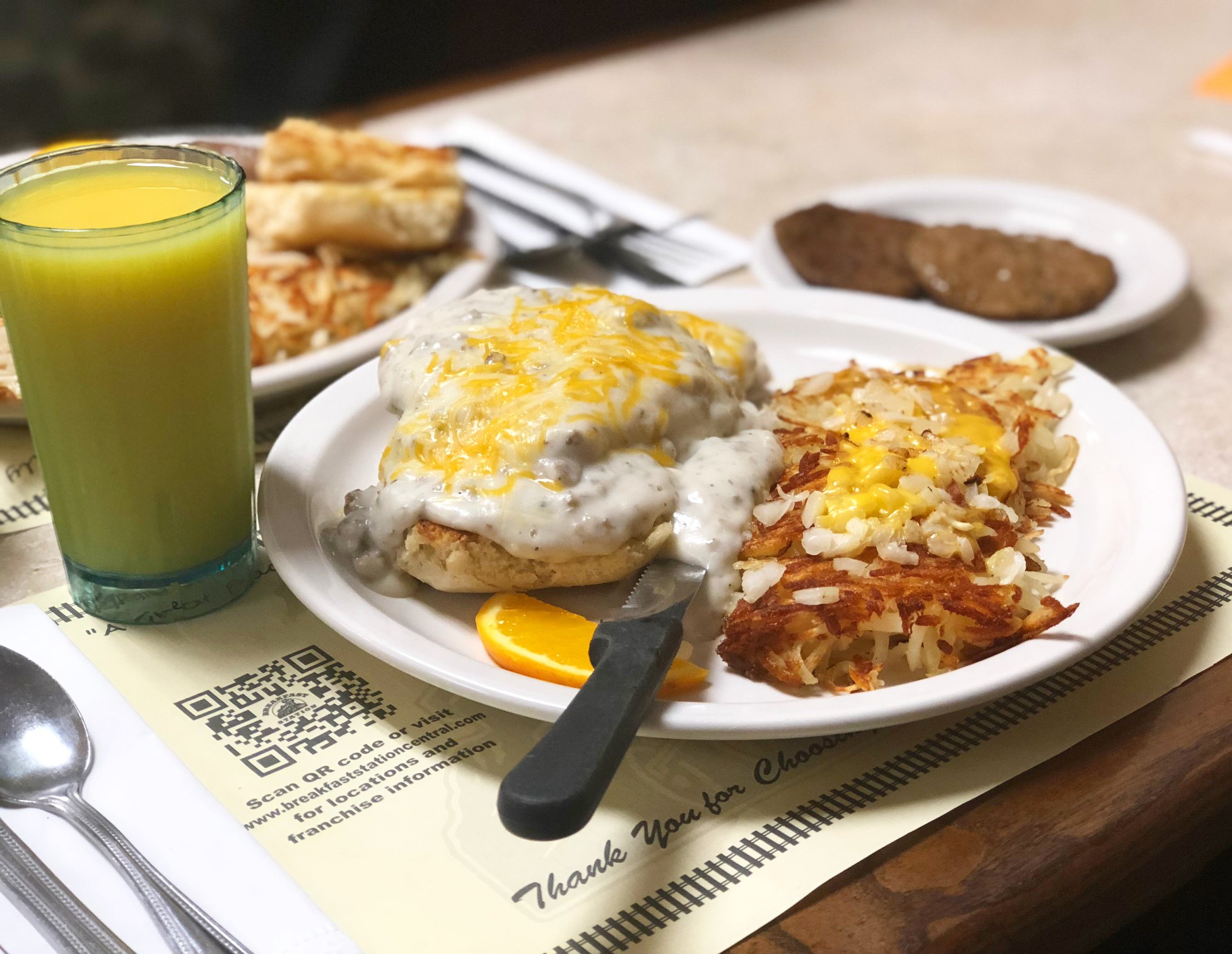 Train Station - Breakfast Menu - Breakfast Station