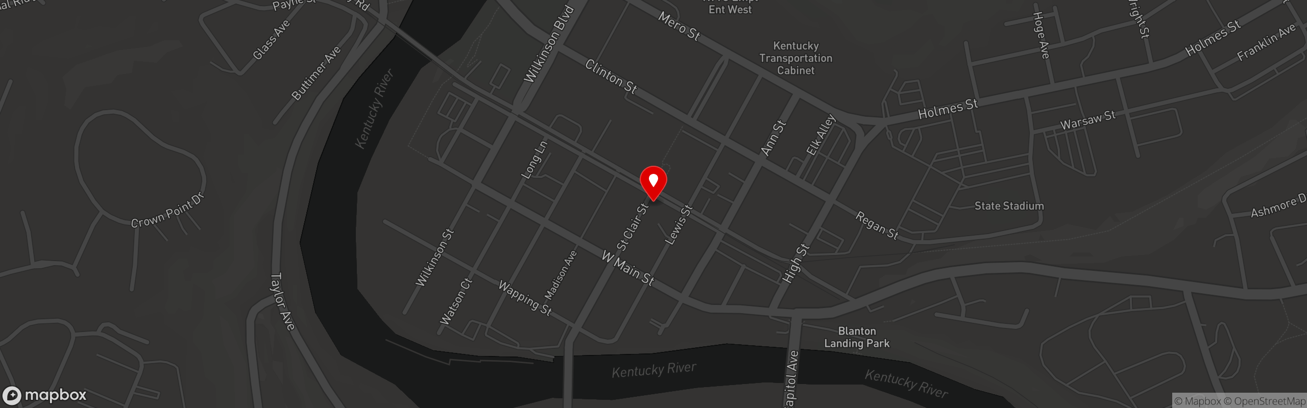 Street map pinning Serafini in Serafini