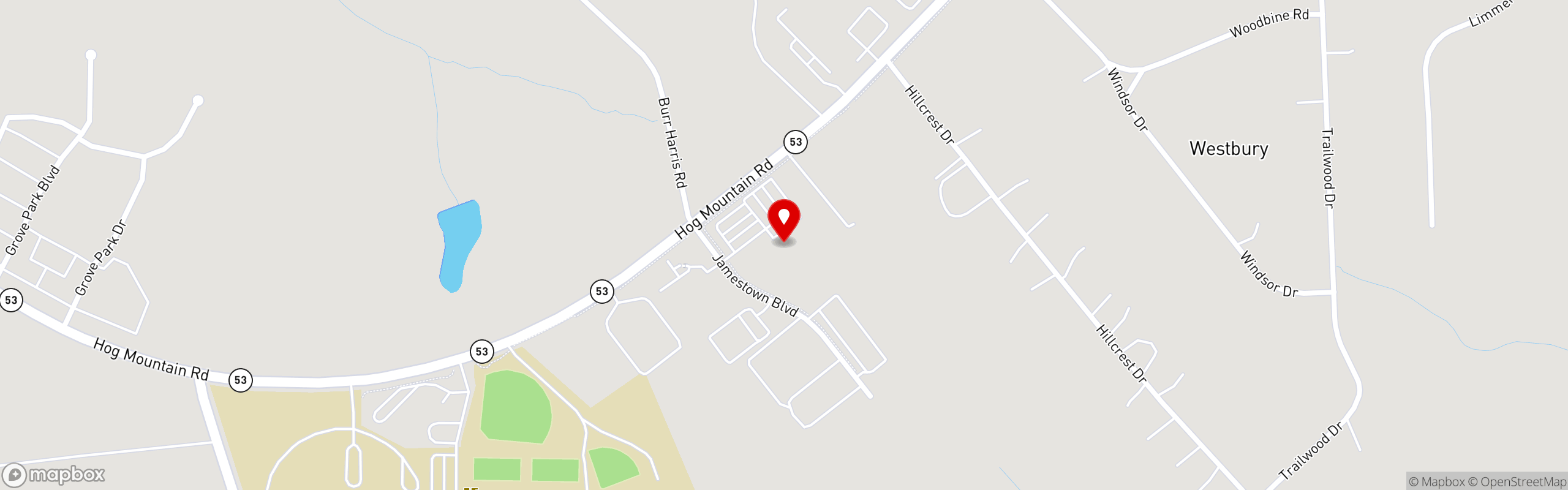 Street map pinning Rachel's Southern Style Restaurant in Watkinsville