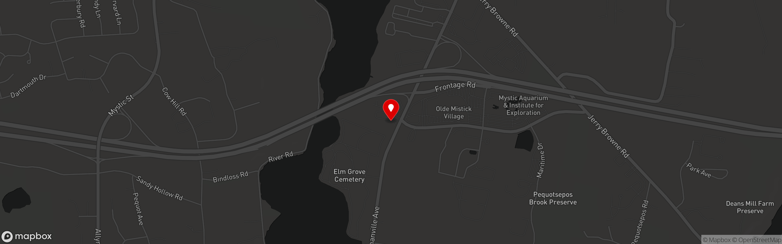 Street map pinning Andiamo in Andiamo