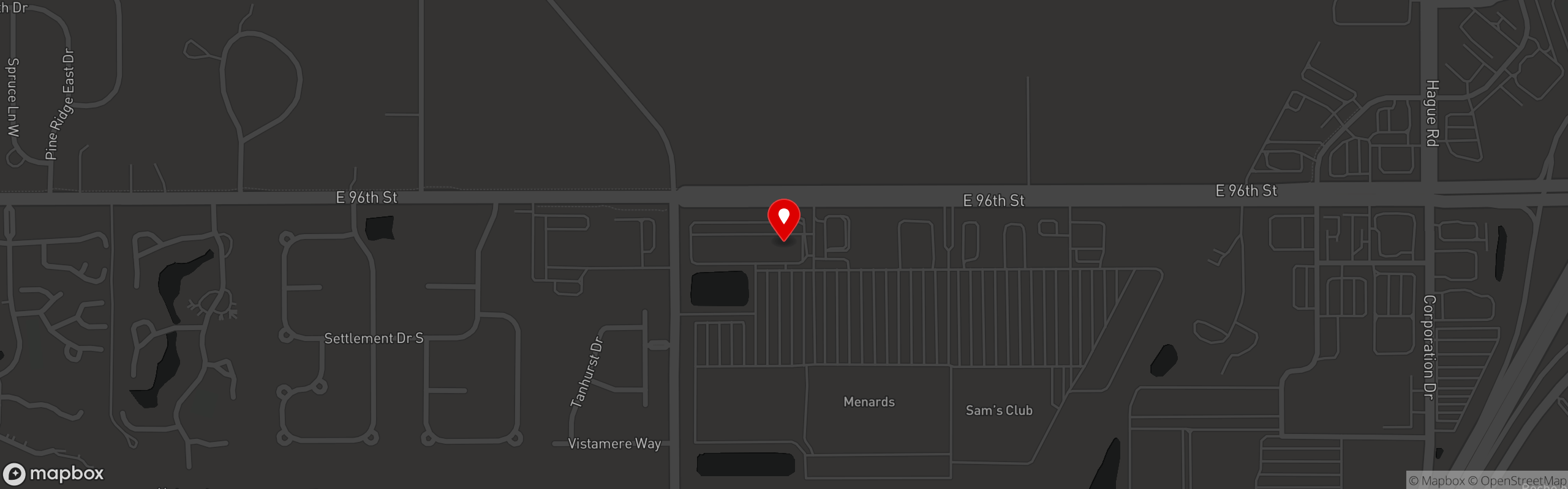 Street map pinning Mr. Shawarma in Mr. Shawarma