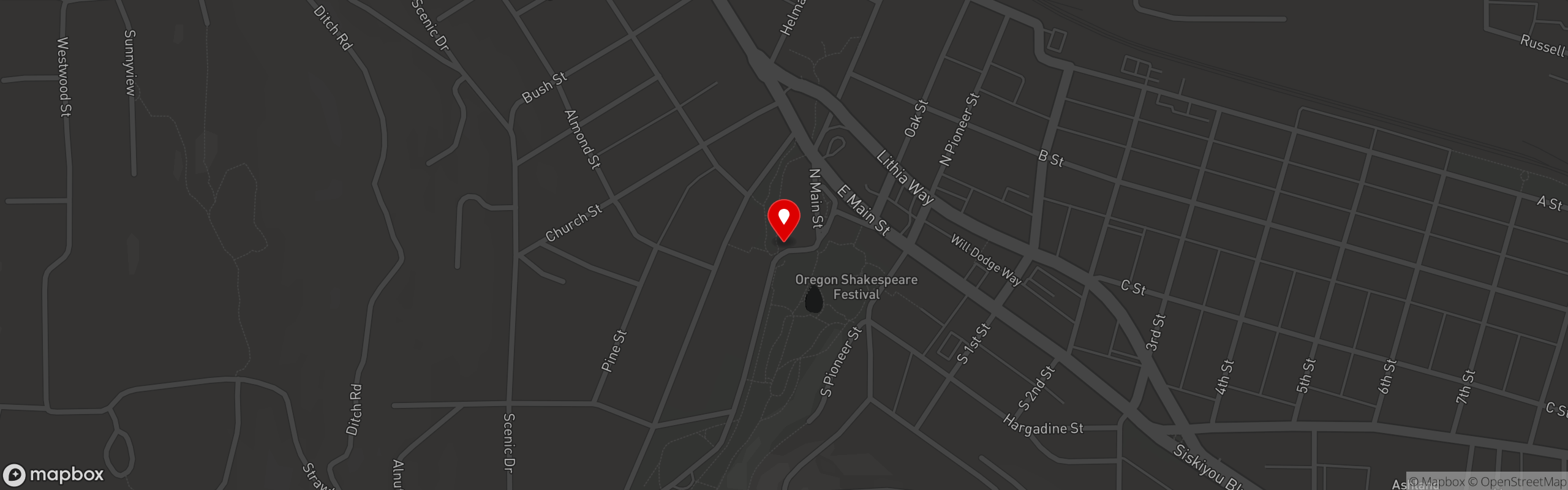 Street map pinning Skout Taphouse & Provisions in Skout Taphouse & Provisions