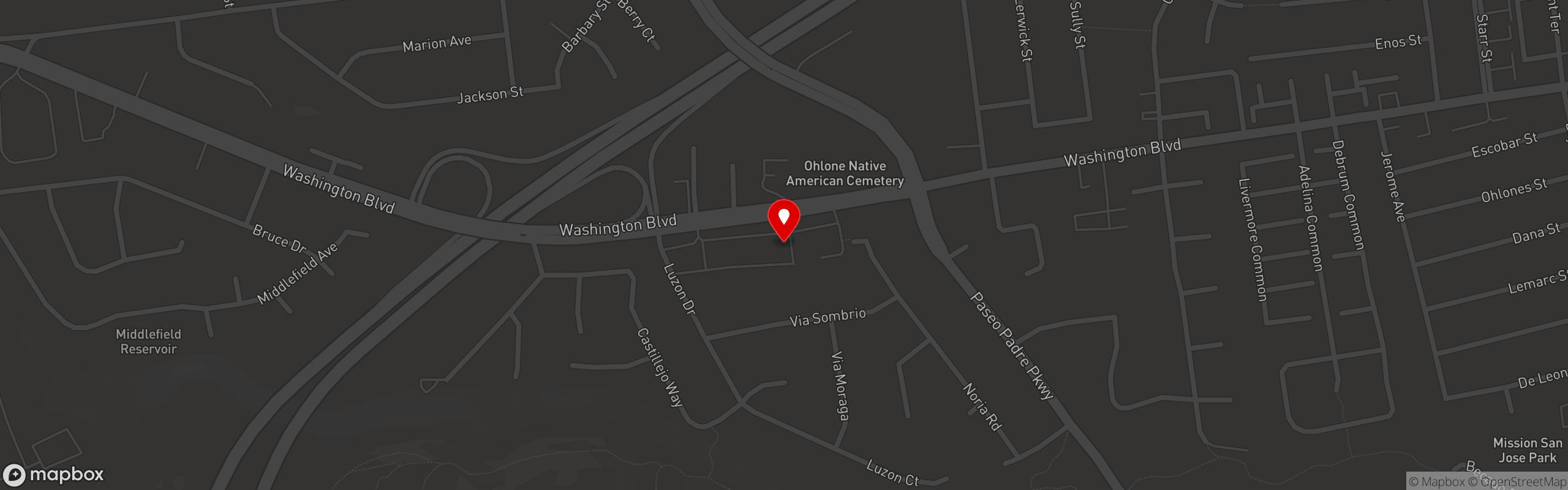Street map pinning Cantaritos Restaurant & Bar in Cantaritos Restaurant & Bar