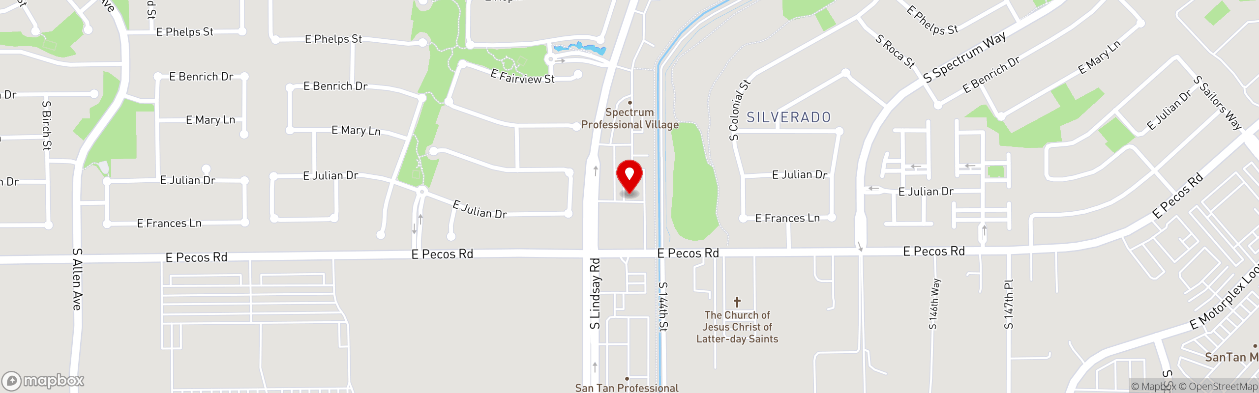 Street map pinning Henhouse Cafe in Henhouse - Lindsay